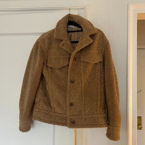 Vince Faux Fur Teddy Sherpa Jacket Size XS